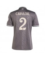 Real Madrid Daniel Carvajal #2 Tredjedrakt 2024-25 Korte ermer